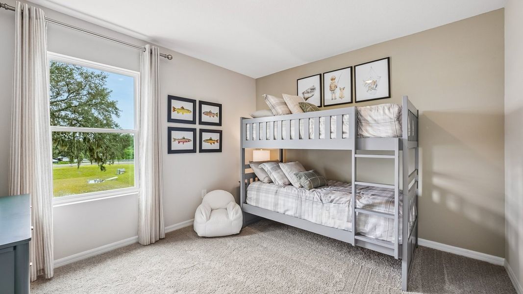Furnished interior view inside a new home in Northwater at Two Rivers, Zephyrhills (Image 26).