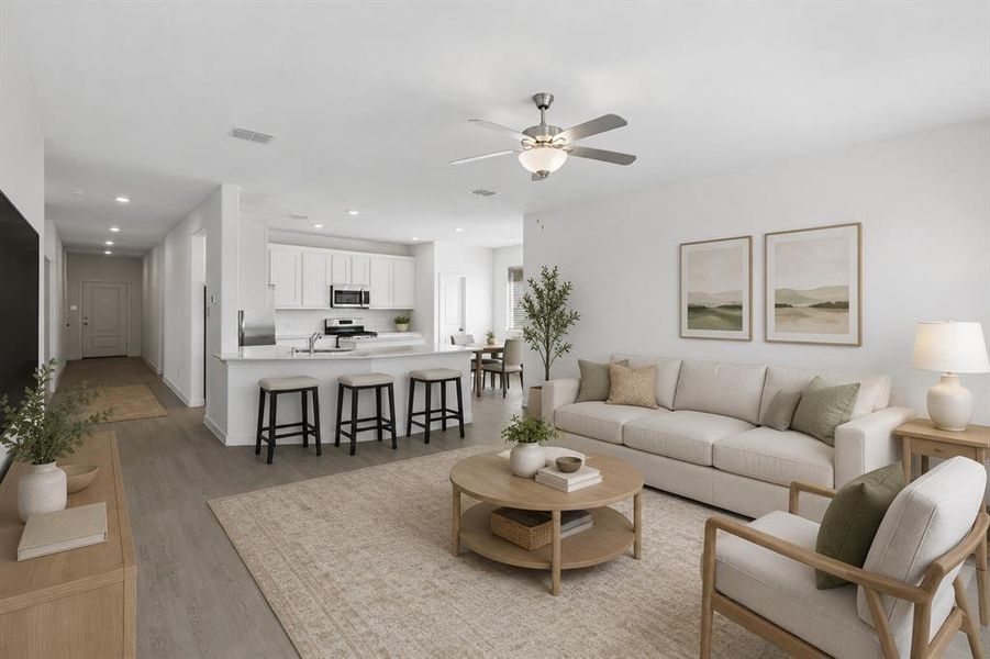 Furnished interior view inside a new home in Eastland, Crandall (Image 12).
