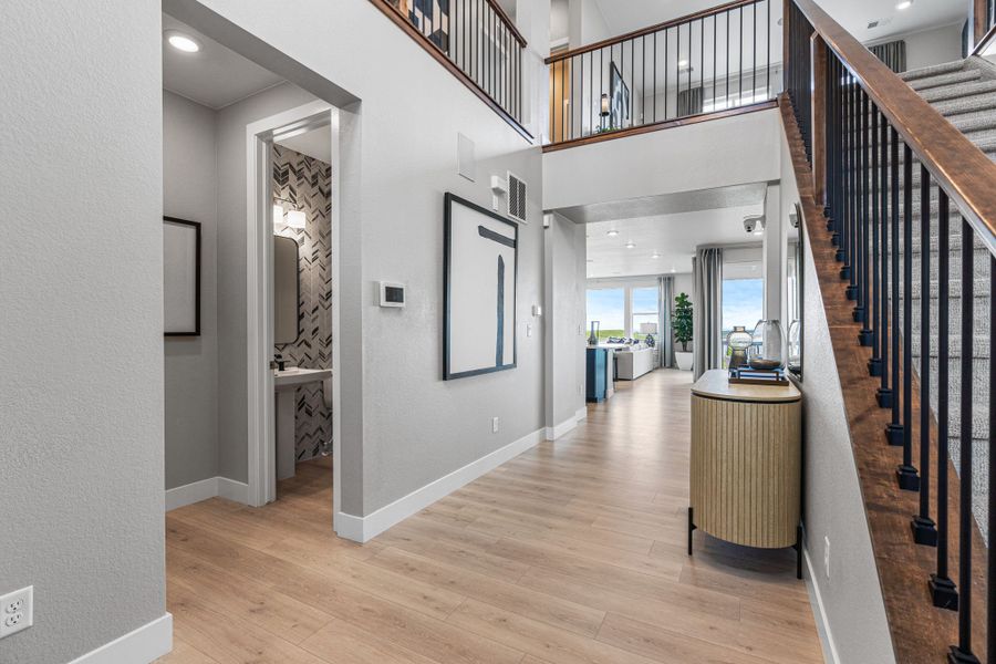 Representative furnished interior of a home built from the Steamboat Plus | A Multi-Gen Home by Taylor Morrison in Macanta, Castle Rock (Image 7).