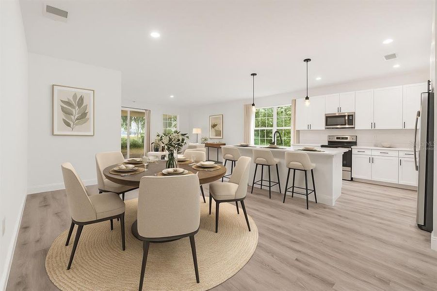 Furnished interior view inside a new home in , Sanford (Image 6). Furnished interior view inside a new home in , Sanford (Image 6).