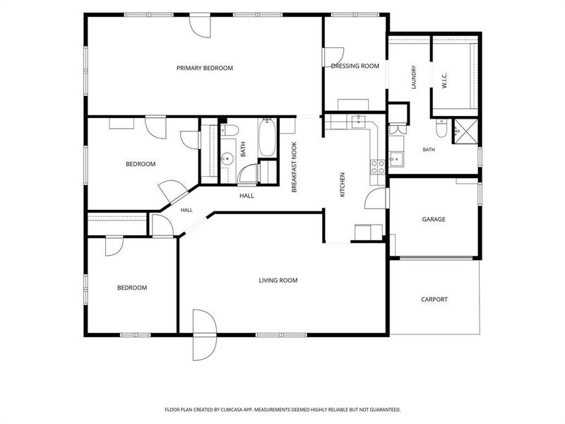 2D floor plan layout of this home in , Itasca, TX (Image 5).