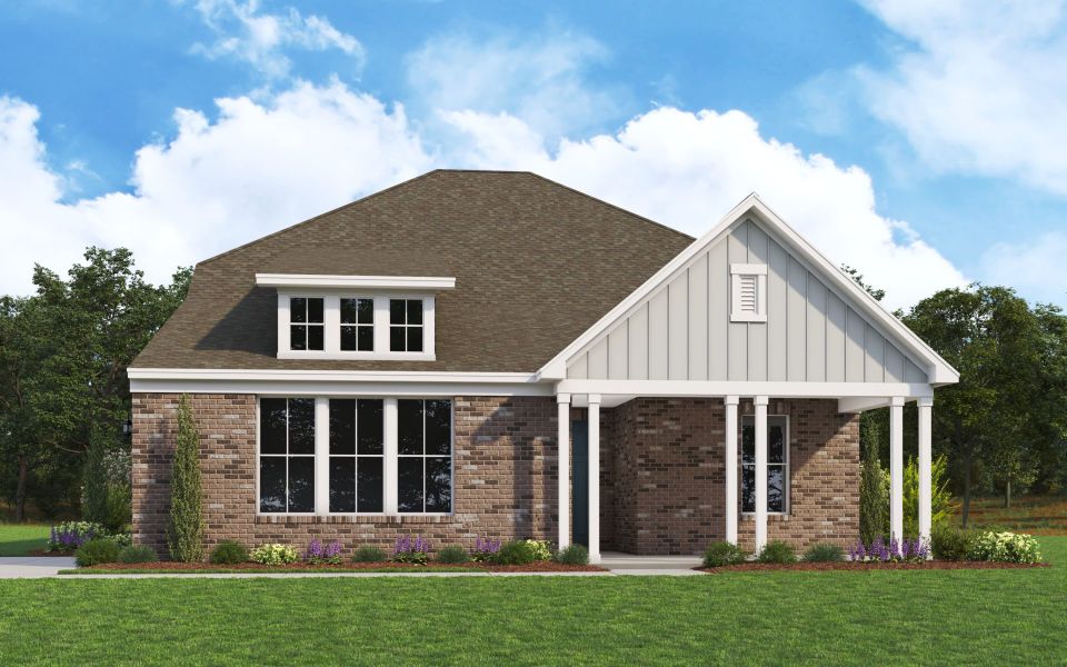 Representative exterior photo of a completed home built from the Mystique by John Wieland in Treymor, Mount Juliet, TN (Image 19).