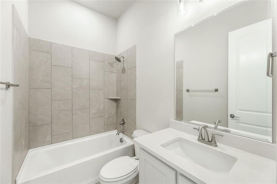 Furnished interior view inside a new home in Chaparral Park, Oak Point (Image 9).
