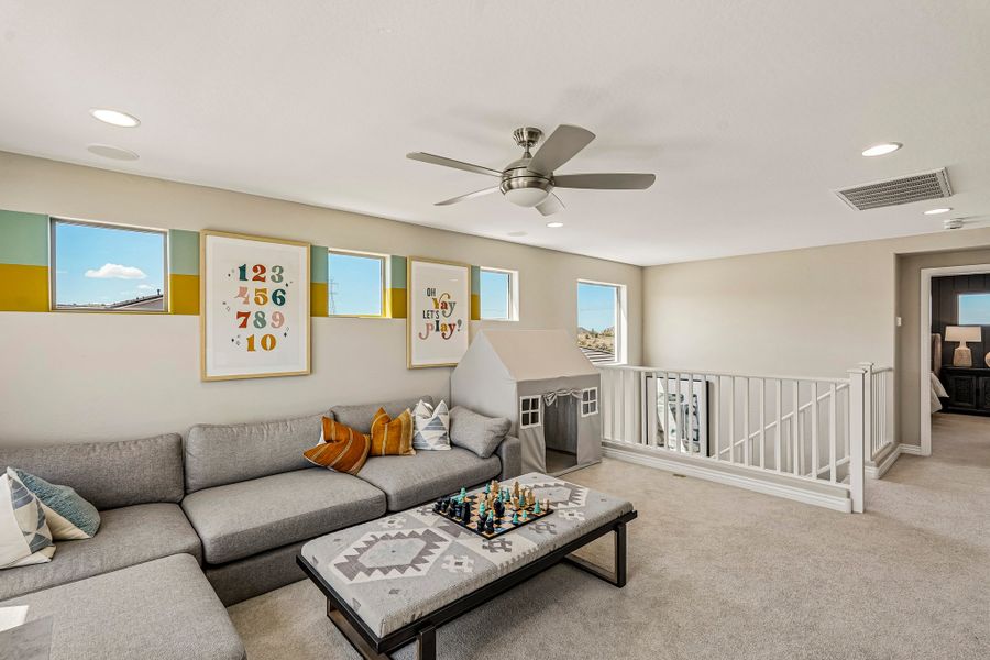 Representative furnished interior of a home built from the Sienna by Taylor Morrison in Estrella, Goodyear (Image 35).