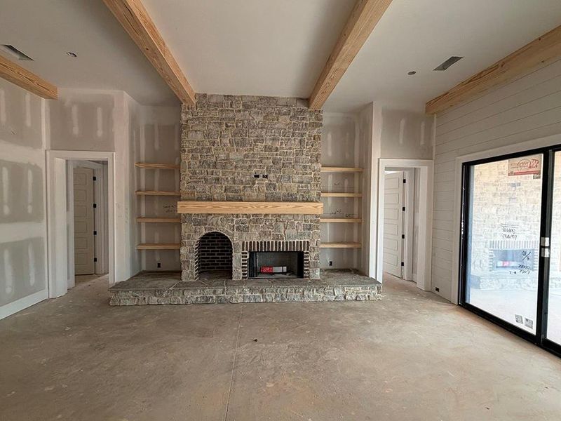 In-progress construction of a new home in , Canton, GA (Image 57).