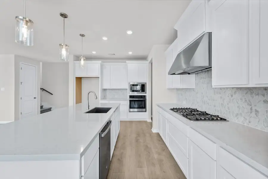 Furnished interior view inside a new home in Parkside on the River 60s, Georgetown (Image 6).