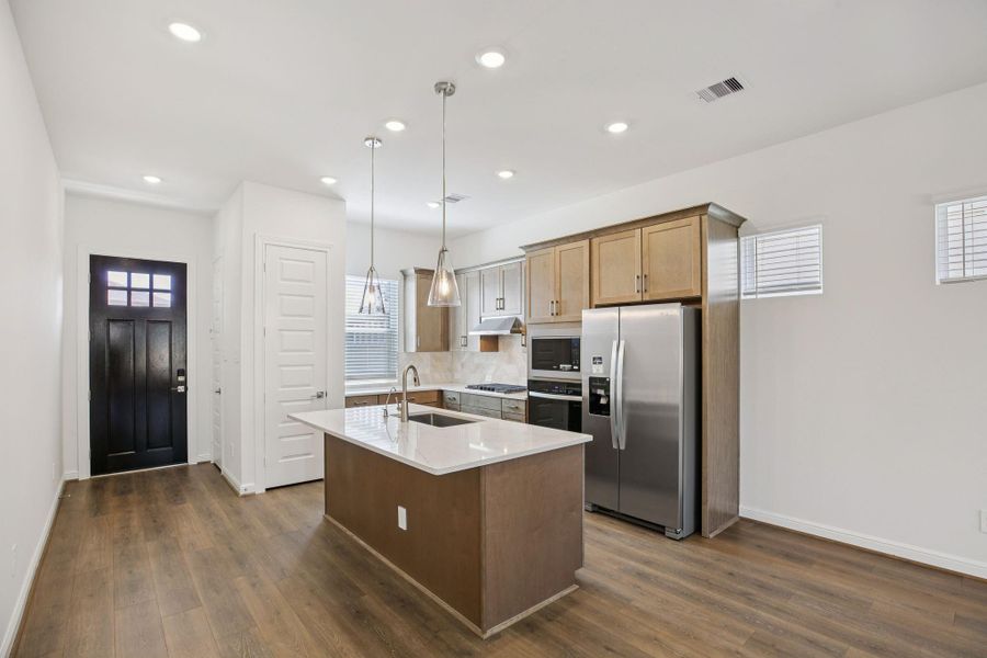 Furnished interior view inside a new home in Pinewood Trails - Luxe Series, Atascocita (Image 14).