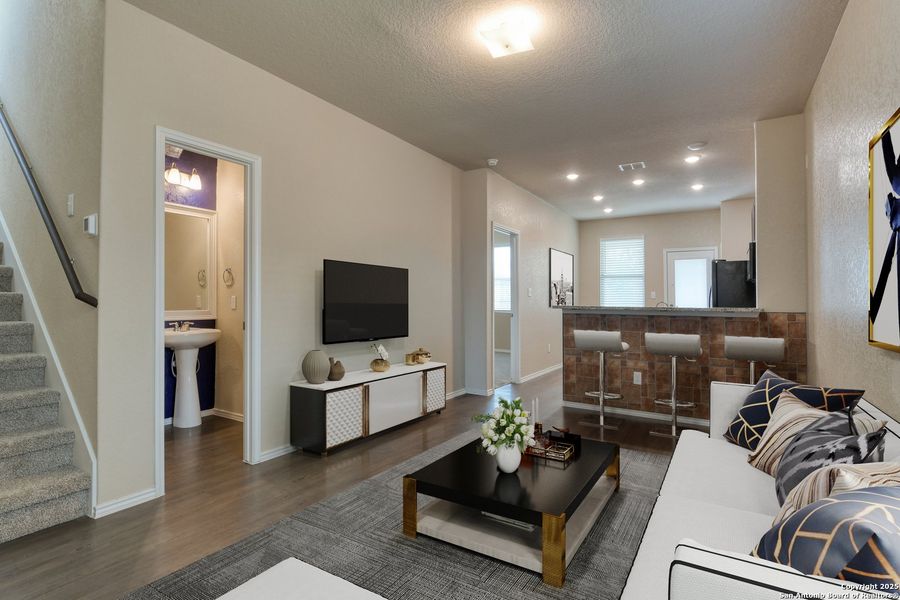 Furnished interior view inside a new home in Somerset Trails, San Antonio (Image 4).