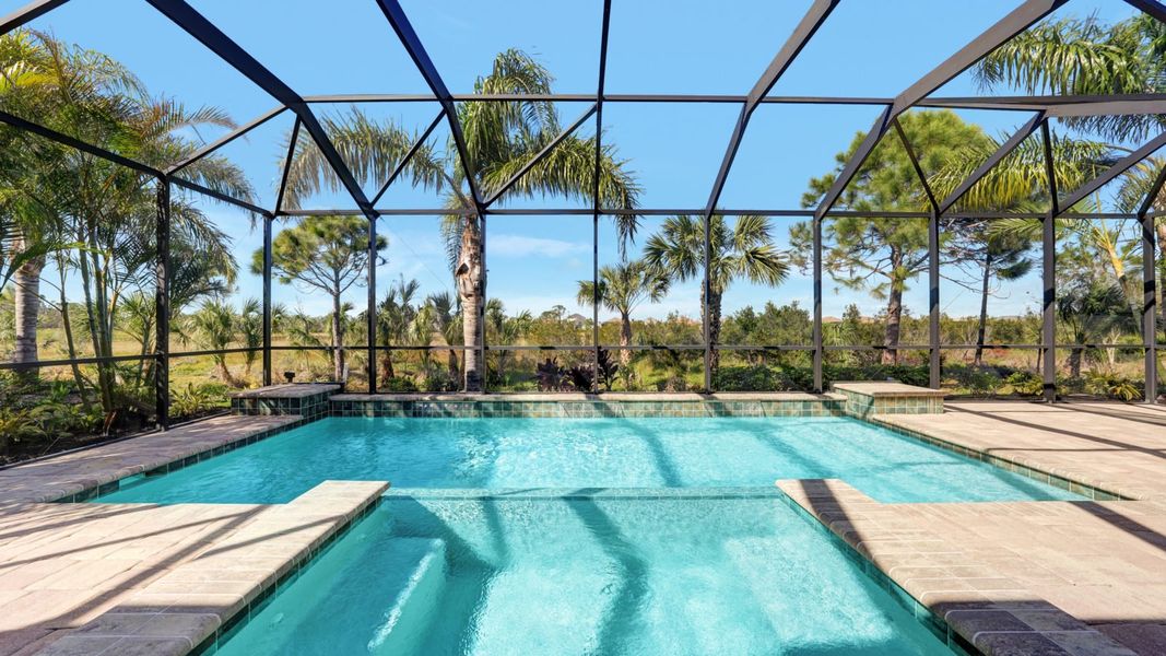 Representative exterior details of a home built from the Sanibel 2 by Neal Communities in Boca Royale Golf & Country Club at Wellen Park, Englewood (Image 24).