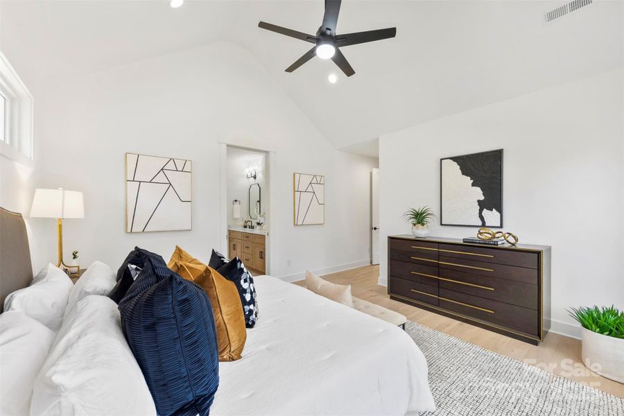 Furnished interior view inside a new home in , Belmont (Image 11).