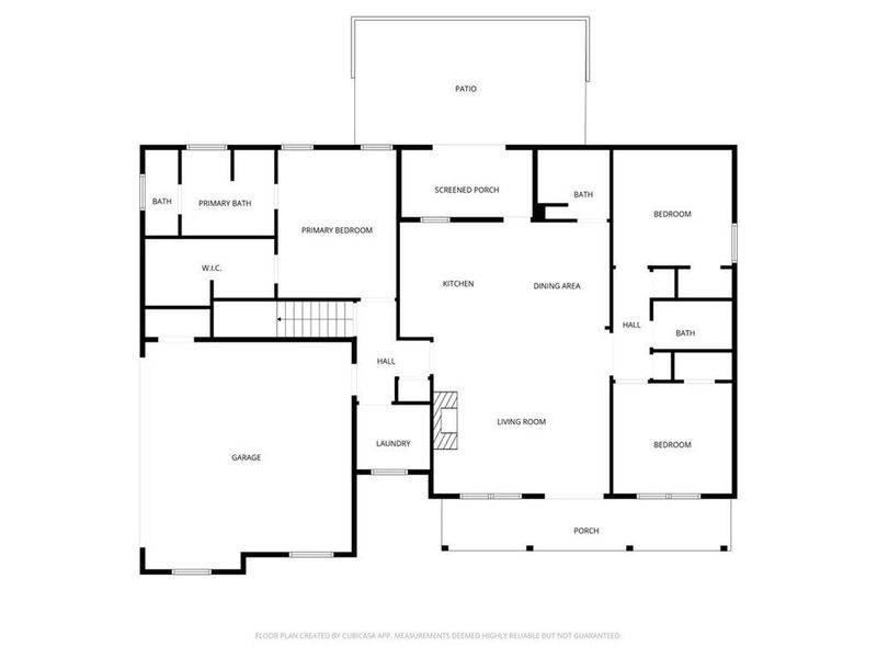 2D floor plan layout of this home in , Talking Rock, GA (Image 7).