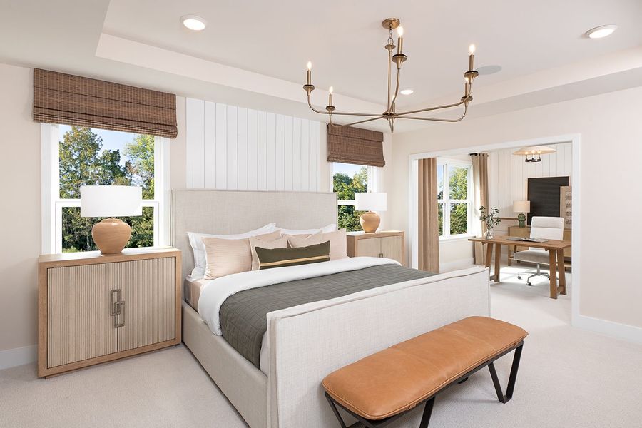 Representative furnished interior of a home built from the Continental by Pulte Homes in Glenview Farms, Murfreesboro (Image 7). Representative furnished interior of a home built from the Continental by Pulte Homes in Glenview Farms, Murfreesboro (Image 7).