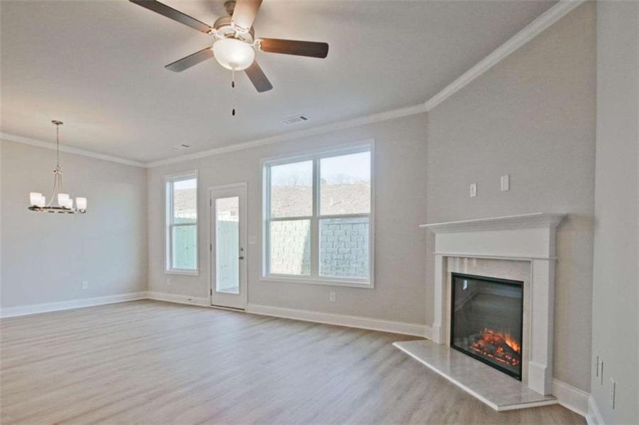 Spacious, unfurnished interior of a new home in Somerset at Riverbrook, Gainesville (Image 18).