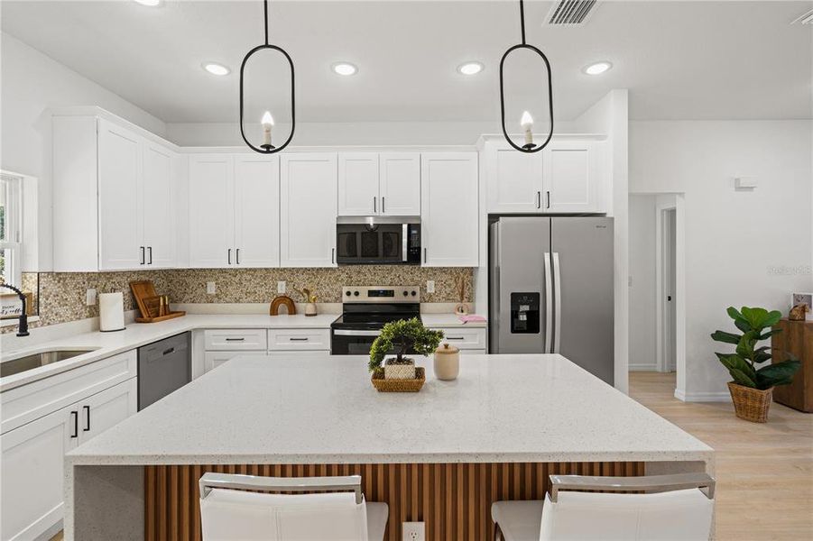 Furnished interior view inside a new home in , Citrus Springs (Image 17).