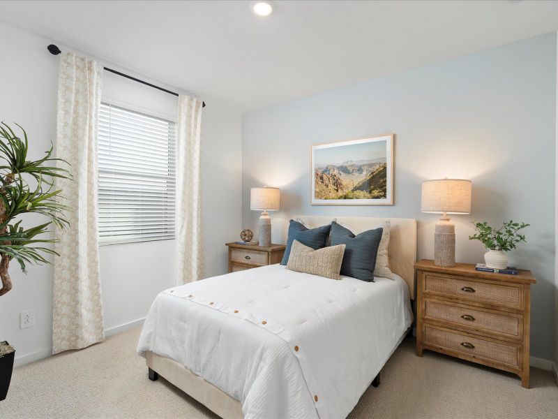 Furnished interior view inside a new home in Abel Ranch Signature Series, Goodyear (Image 13).