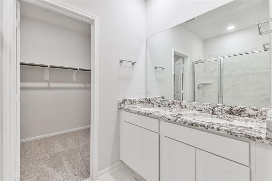 Furnished interior view inside a new home in Lakes at Black Oak, Magnolia (Image 52).