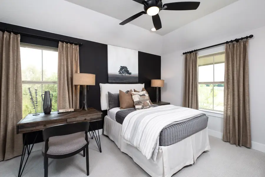 Furnished interior view inside a new home in Painted Tree, McKinney (Image 12).