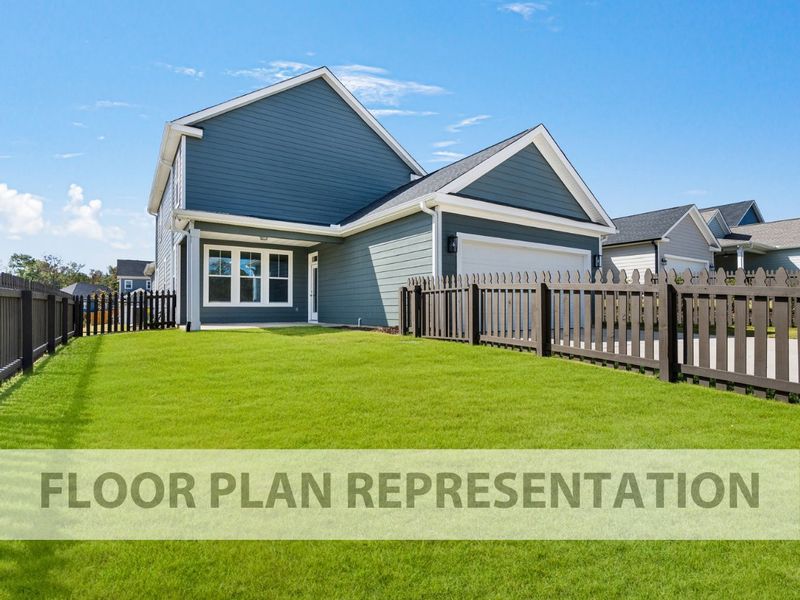 Representative exterior details of a home built from the Sparrow by Ivey Homes in Tillery Park, Grovetown (Image 4). Representative exterior details of a home built from the Sparrow by Ivey Homes in Tillery Park, Grovetown (Image 4).