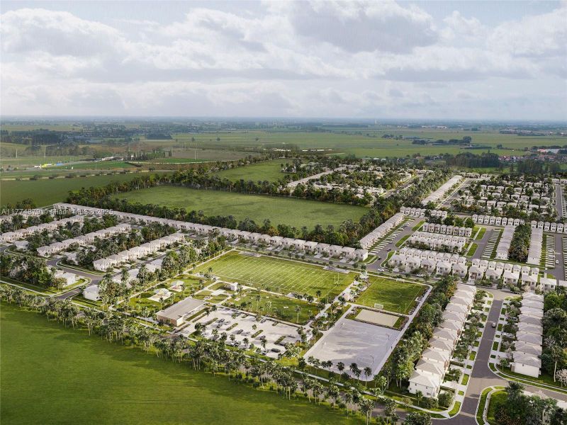 Rendering of front facade