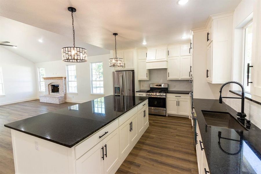 Furnished interior view inside a new home in , Post Oak Bend (Image 6).
