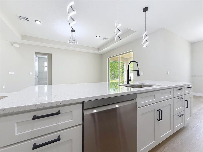 Furnished interior view inside a new home in , Citrus Springs (Image 9).