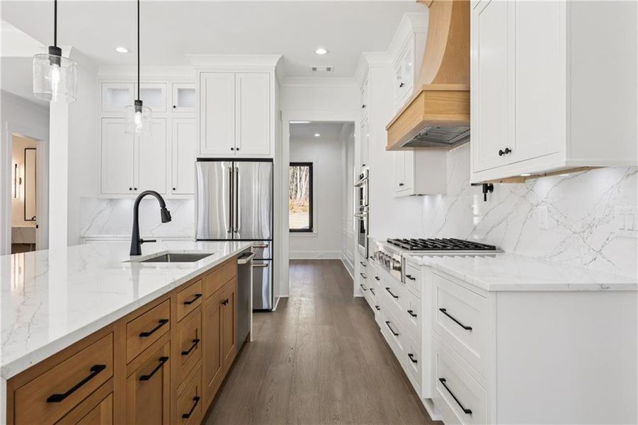 Furnished interior view inside a new home in , Auburn (Image 12).