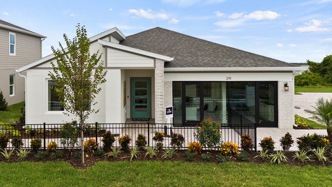 Castaway Model Front Exterior by DRB Homes, plan available in Liberty Trace located in Haines City, FL.