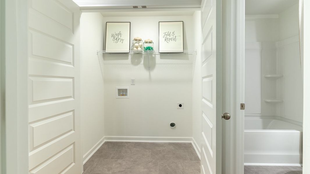 Spacious, unfurnished interior of a new home in Towns at Monroe, Atlanta (Image 17). Spacious, unfurnished interior of a new home in Towns at Monroe, Atlanta (Image 17).