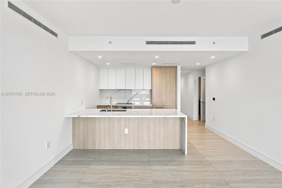 Furnished interior view inside a new home in , Miami (Image 16).