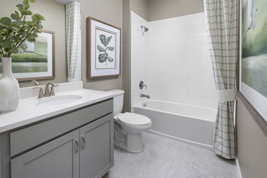 Representative furnished interior of a home built from the Glades by Mattamy Homes in Pasadena Ridge, Zephyrhills (Image 12).