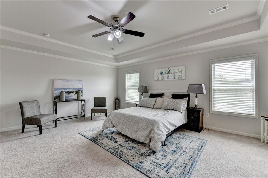 Furnished interior view inside a new home in , Cumming (Image 15).