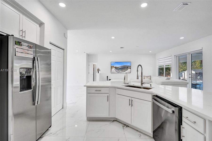 Furnished interior view inside a new home in , Loxahatchee (Image 6).