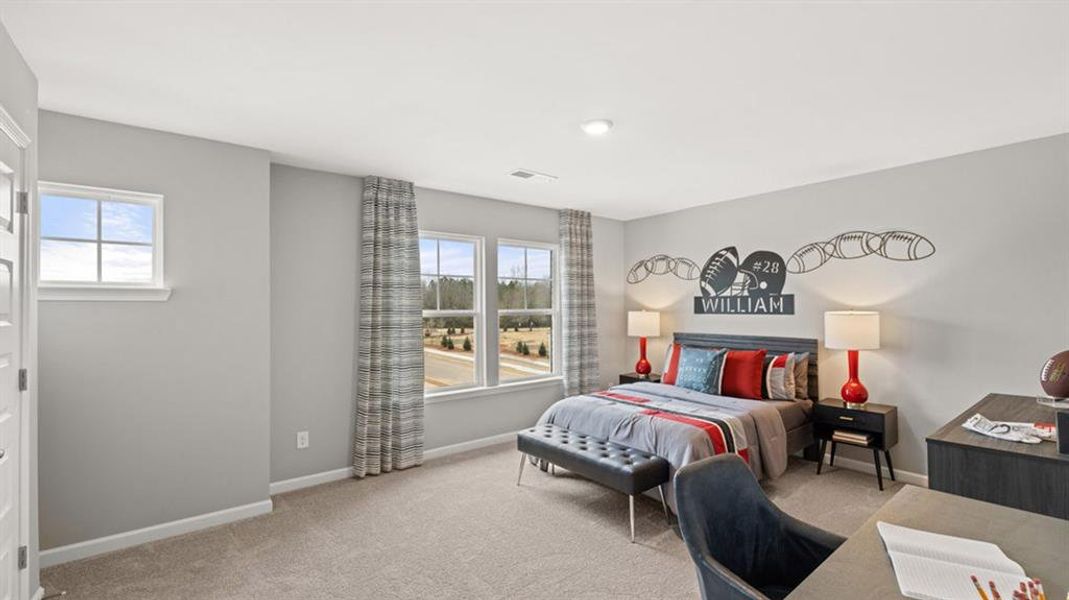 Furnished interior view inside a new home in Heritage Pointe, Senoia (Image 36).