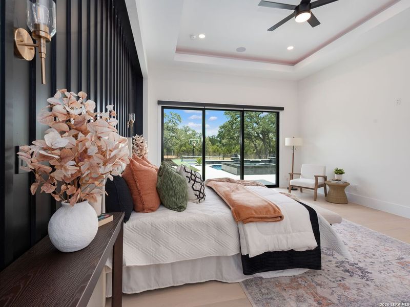 Furnished interior view inside a new home in , Fair Oaks Ranch (Image 17).