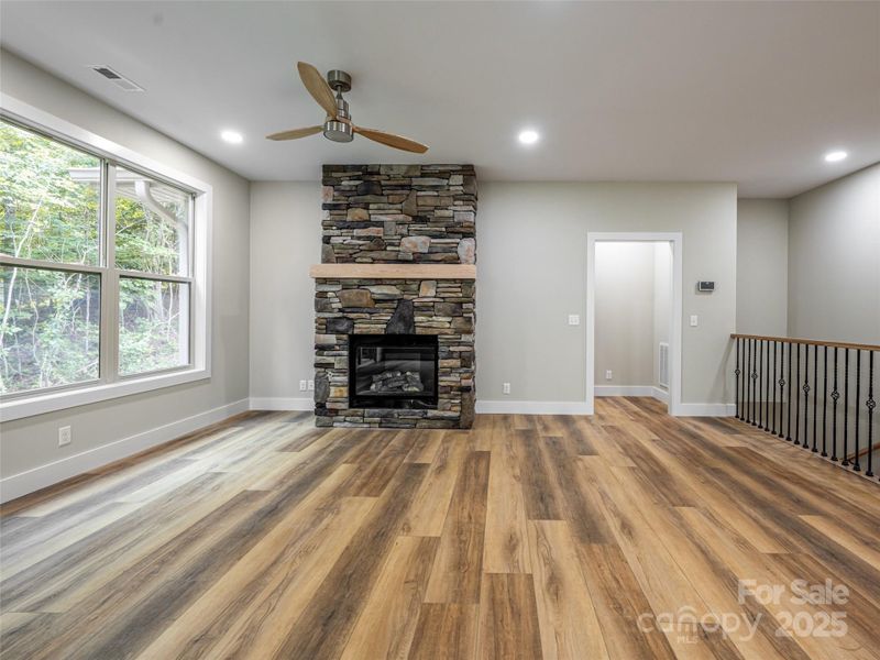 Furnished interior view inside a new home in , Hendersonville (Image 11).