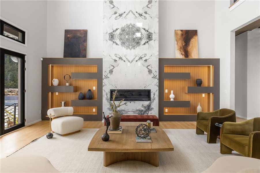 Furnished interior view inside a new home in , Marietta (Image 36).