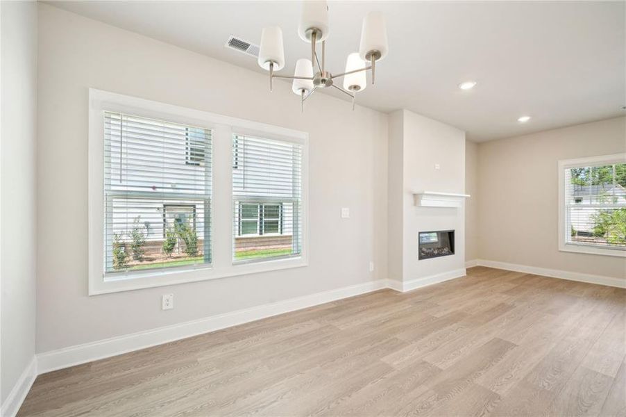 Spacious, unfurnished interior of a new home in Hemingway - Cottage Series, Cumming (Image 31). Spacious, unfurnished interior of a new home in Hemingway - Cottage Series, Cumming (Image 31).