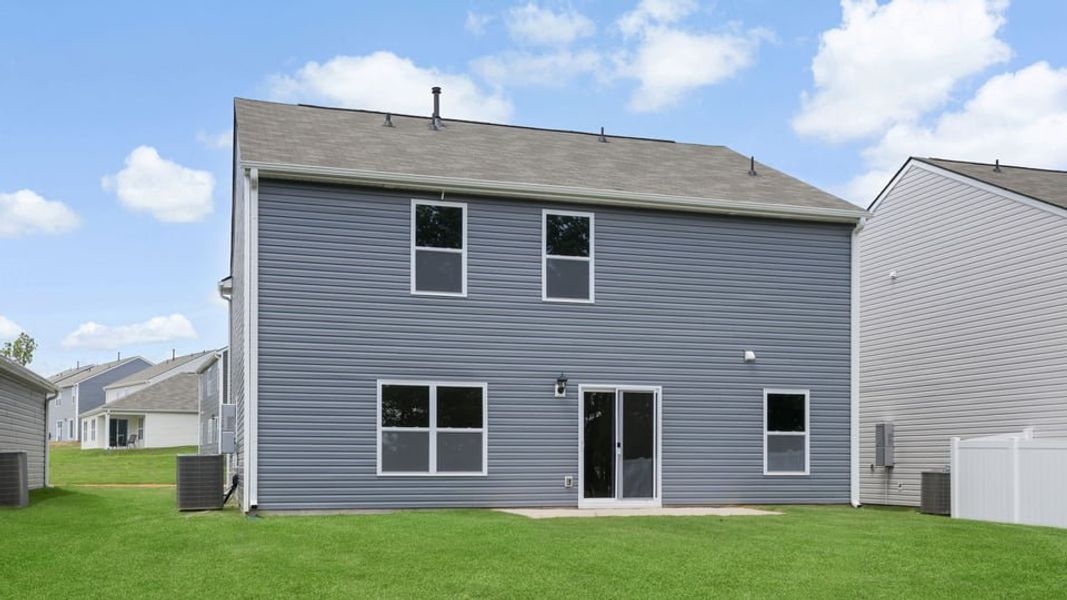 Exterior details and patio area of a home in Lakestone, Woodruff (Image 23). Exterior details and patio area of a home in Lakestone, Woodruff (Image 23).