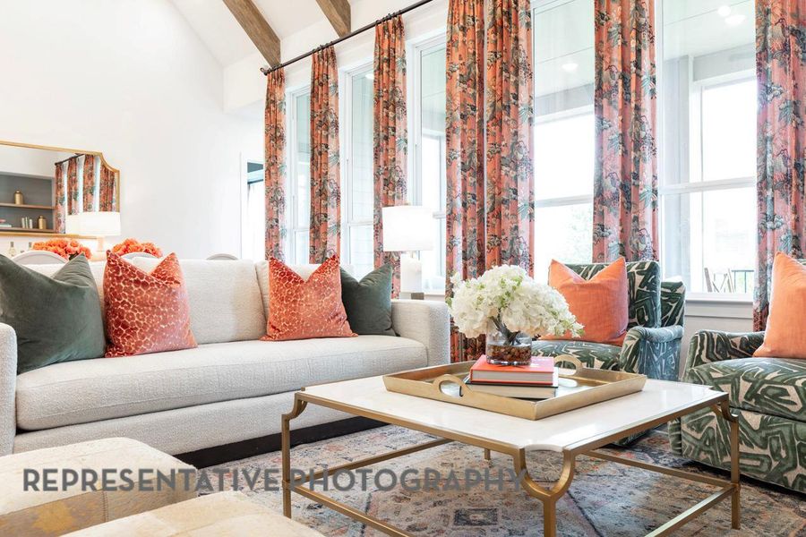 Living room featuring plenty of natural light Living room featuring plenty of natural light