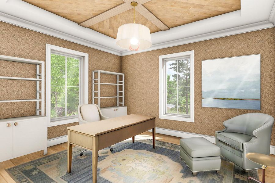 Furnished interior view inside a new home in , Johns Island (Image 9).