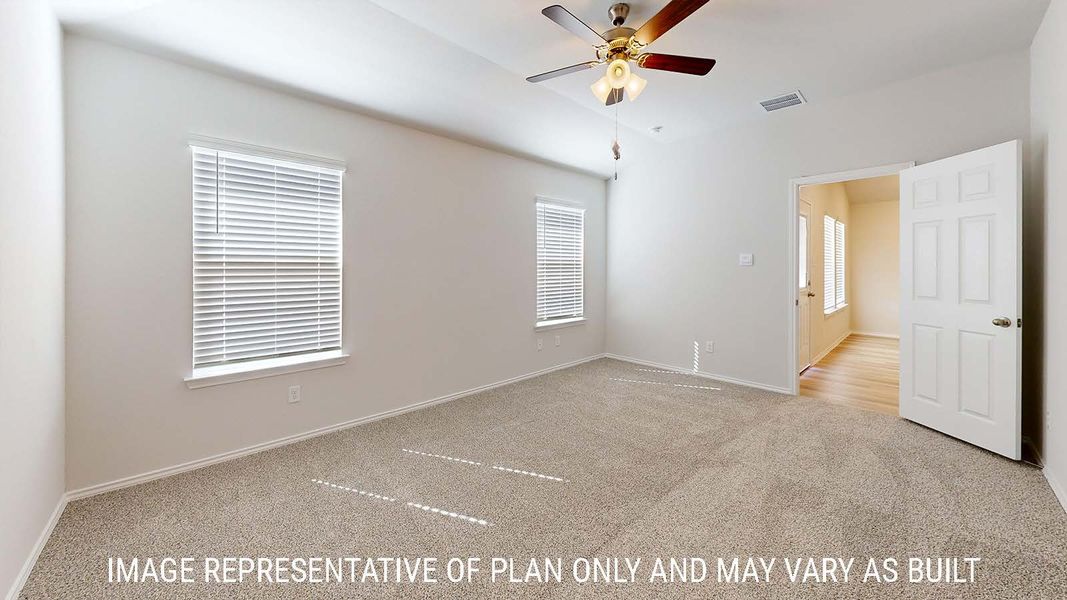 Spacious, unfurnished interior of a new home in Turnbo Ranch, Killeen (Image 19).