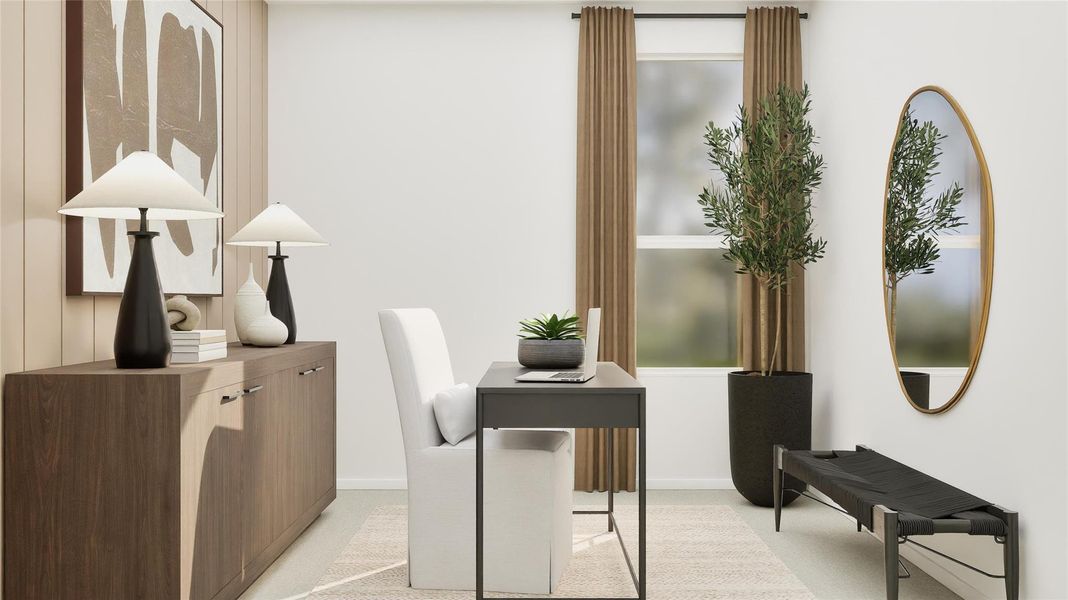 Furnished interior view inside a new home in Elm Creek, Elgin (Image 22).