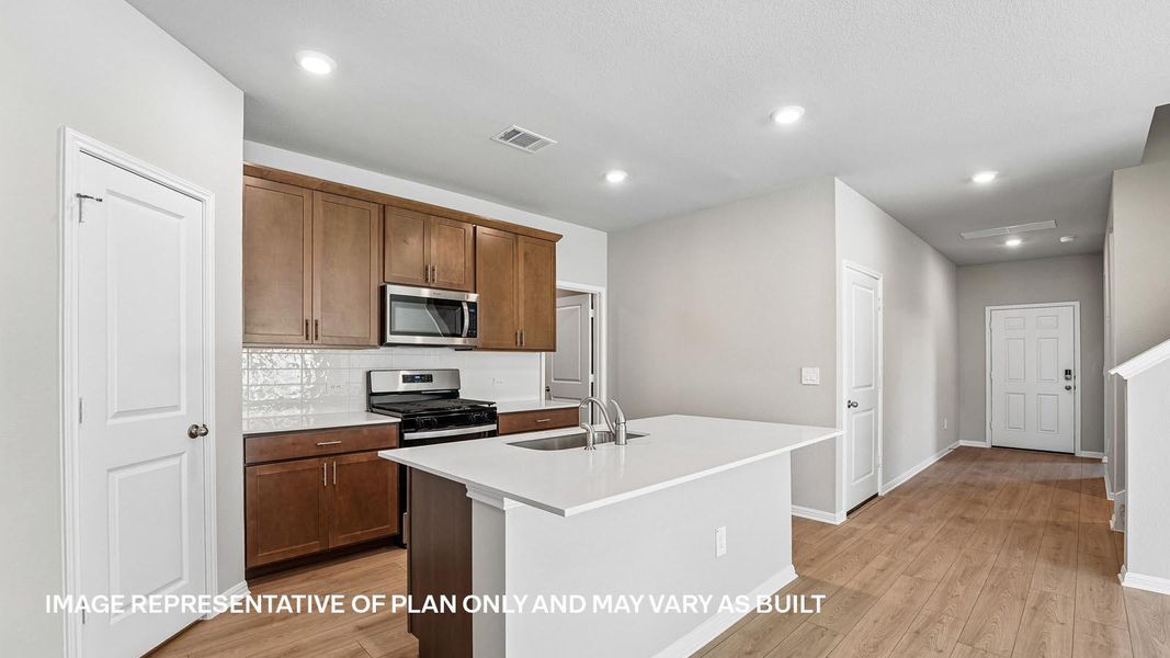 Furnished interior view inside a new home in Carillon, Manor (Image 7).