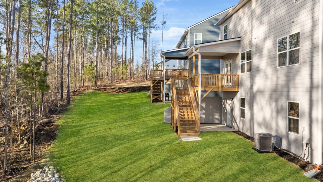 Exterior details and patio area of a home in Southwind Village, Evans (Image 27).