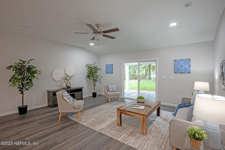 Furnished interior view inside a new home in , Jacksonville (Image 16).