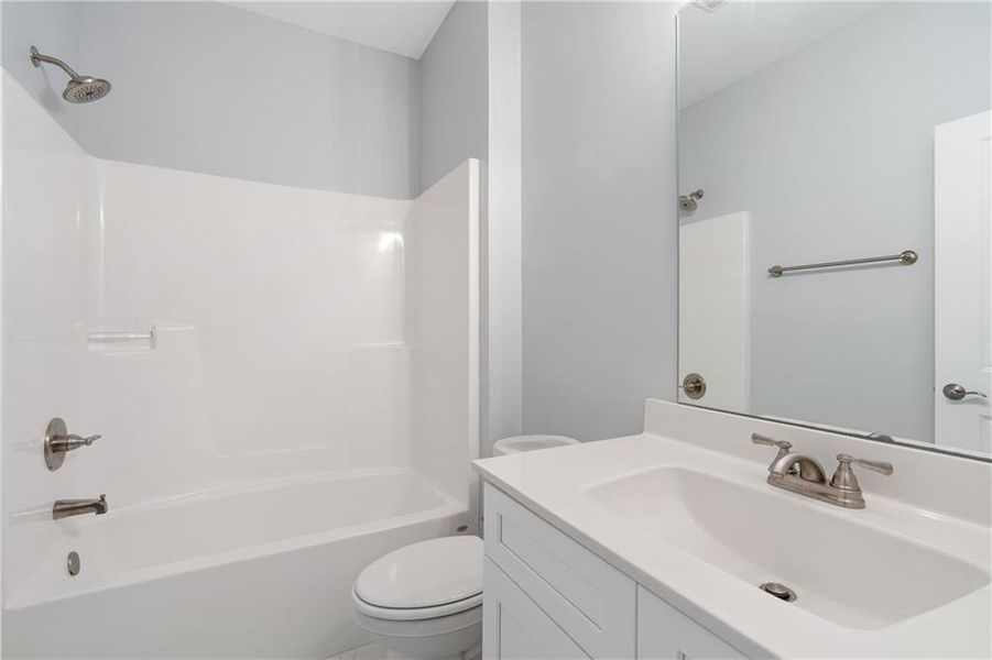 Furnished interior view inside a new home in , Gray (Image 5).