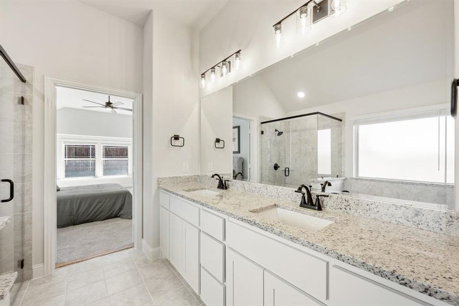 Furnished interior view inside a new home in Ridge Ranch Classic 50, Mesquite (Image 15). Furnished interior view inside a new home in Ridge Ranch Classic 50, Mesquite (Image 15).