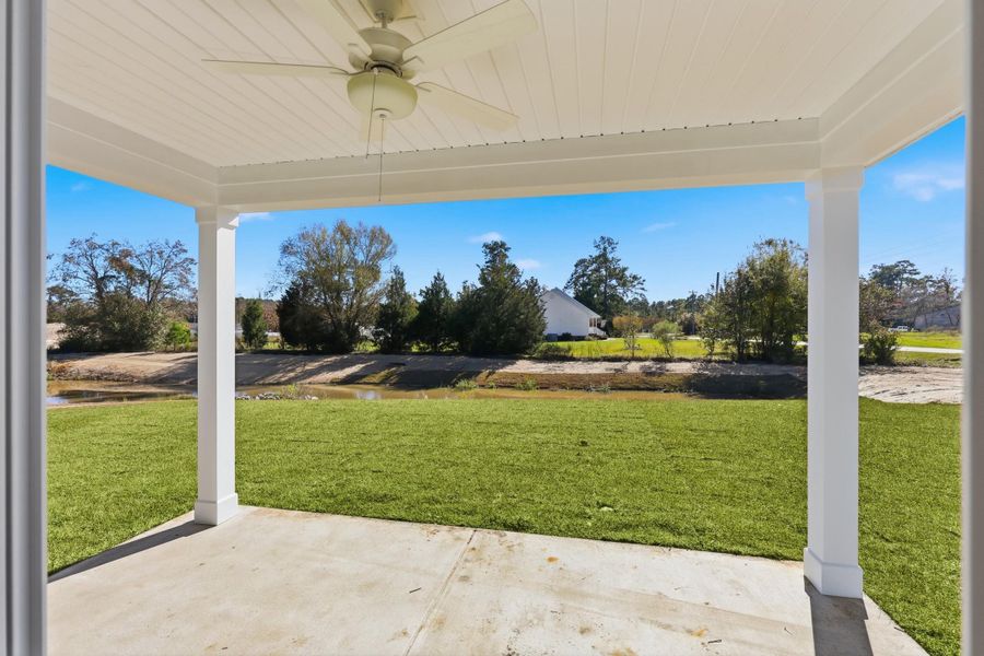 Exterior details and patio area of a home in Westwood Reserve, Conway (Image 2). Exterior details and patio area of a home in Westwood Reserve, Conway (Image 2).