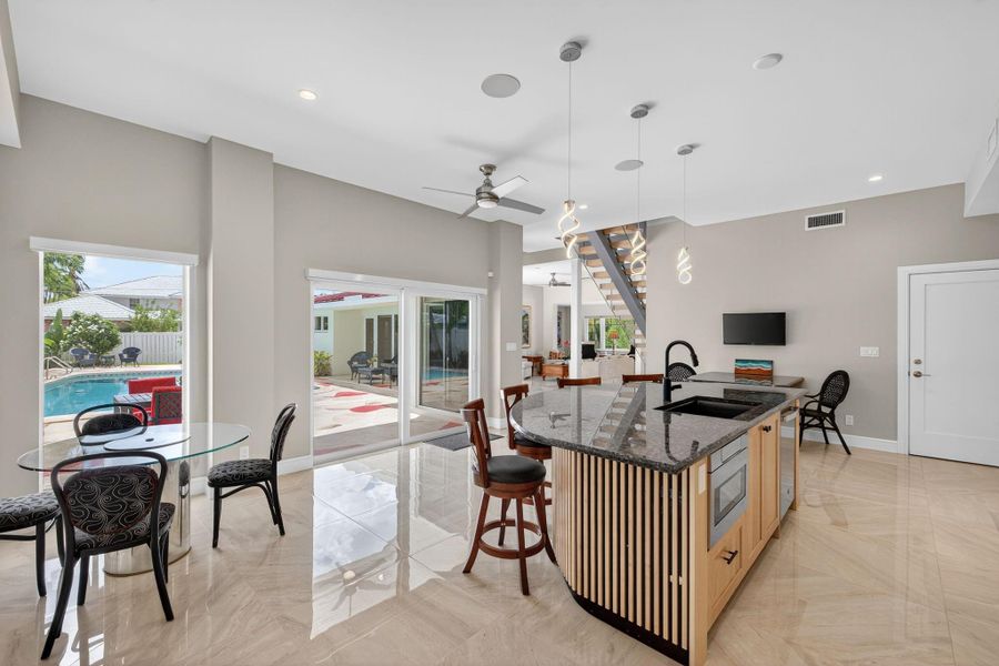 Furnished interior view inside a new home in , Fort Lauderdale (Image 26).