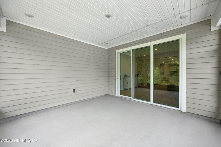 Exterior details and patio area of a home in Concourse Crossing, Fernandina Beach (Image 2). Exterior details and patio area of a home in Concourse Crossing, Fernandina Beach (Image 2).